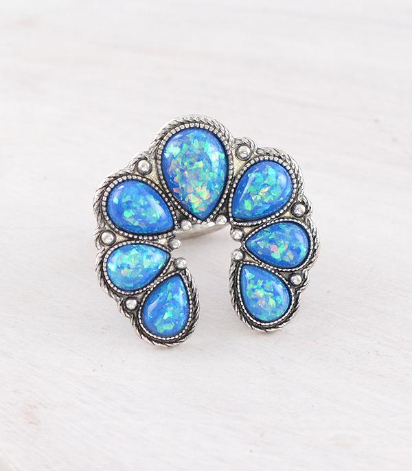 RINGS :: Wholesale Glitter Squash Blossom Ring