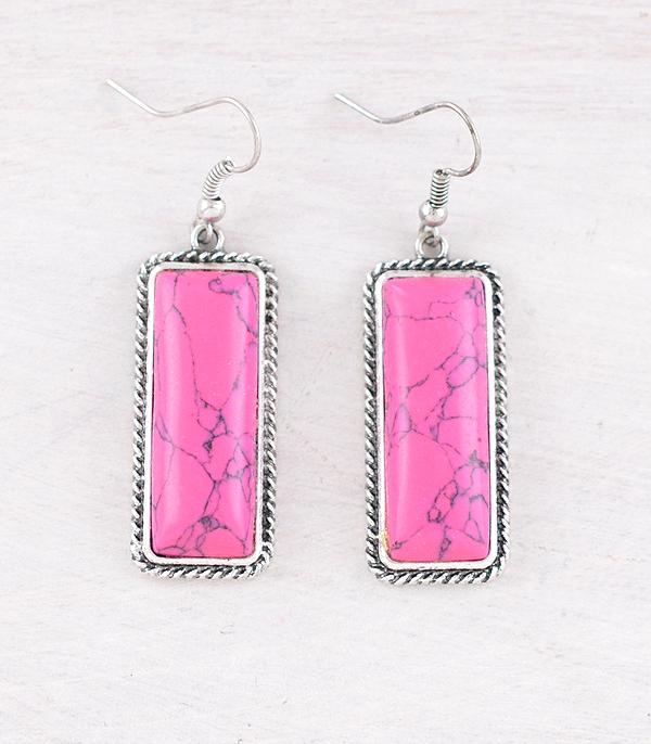 WHAT'S NEW :: Wholesale Western Semi Stone Bar Earrings