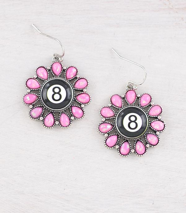 WHAT'S NEW :: Wholesale Western Eight Ball Earrings