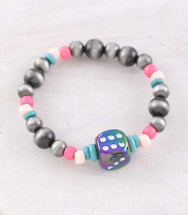 WHAT'S NEW :: Wholesale Western Navajo Pearl Dice Bead Bracelet