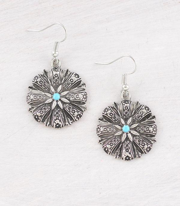 New Arrival :: Wholesale Western Concho Earrings