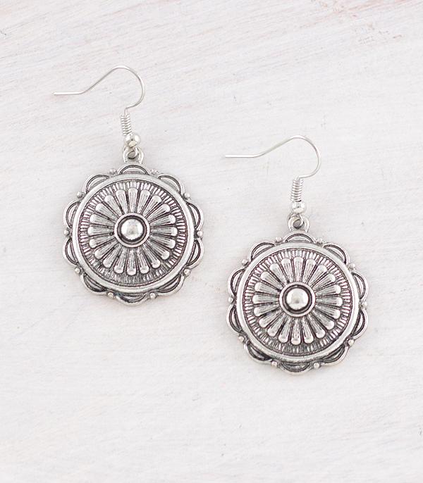 New Arrival :: Wholesale Western Concho Earrings