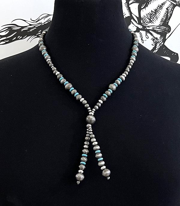 NECKLACES :: TRENDY :: Wholesale Western Navajo Pearl Bead Necklace