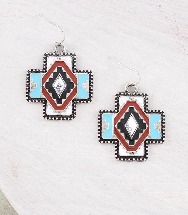 WHAT'S NEW :: Wholesale Western Aztec Cross Earrings