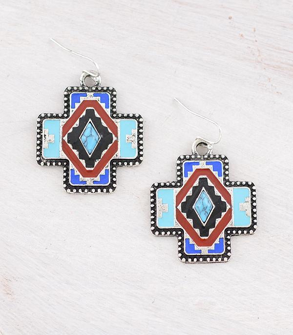 WHAT'S NEW :: Wholesale Western Aztec Cross Earrings