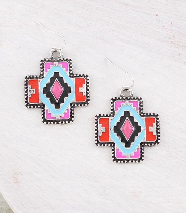 WHAT'S NEW :: Wholesale Western Aztec Cross Earrings