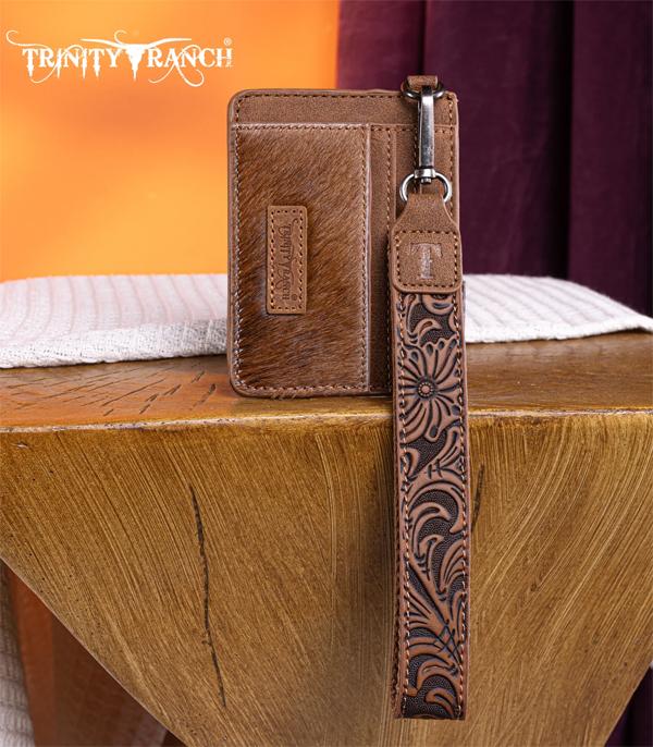 New Arrival :: Wholesale Trinity Ranch Cowhide Tooling Card Case