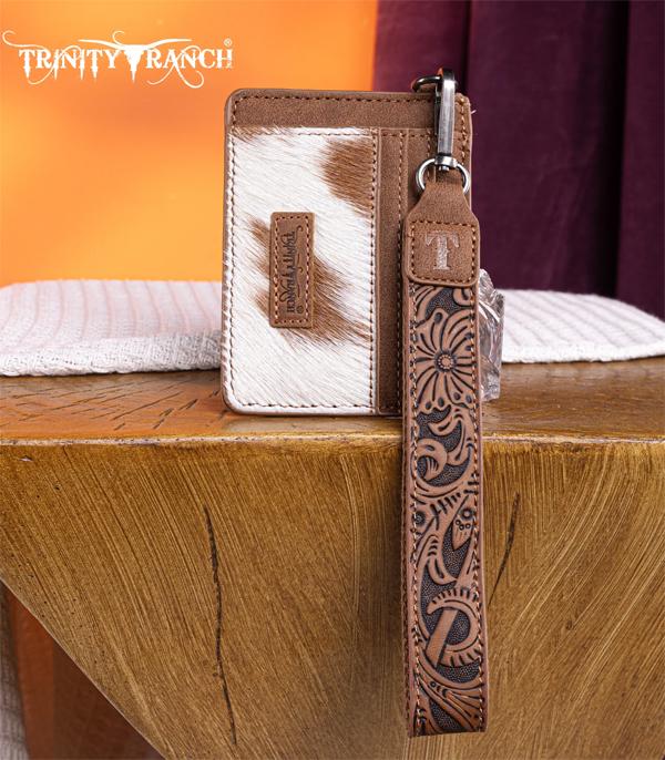 MONTANAWEST BAGS :: MENS WALLETS I SMALL ACCESSORIES :: Wholesale Trinity Ranch Cowhide Tooling Card Case