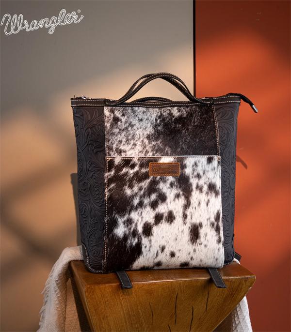 HANDBAGS :: BACKPACK l SLING BAG :: Wholesale Wrangler Cowhide Convertible Backpack