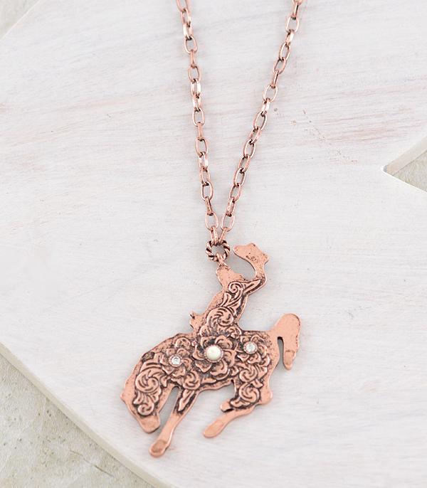 New Arrival :: Wholesale Western Cowboy Bronco Necklace