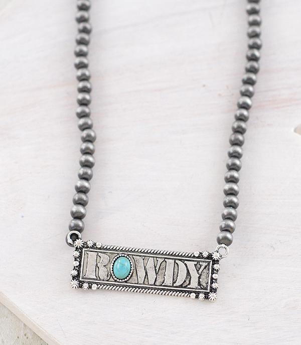 New Arrival :: Wholesale Western Rowdy Bar Necklace