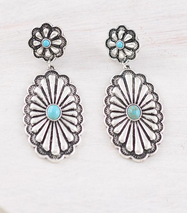 EARRINGS :: WESTERN POST EARRINGS :: Wholesale Western Concho Earrings