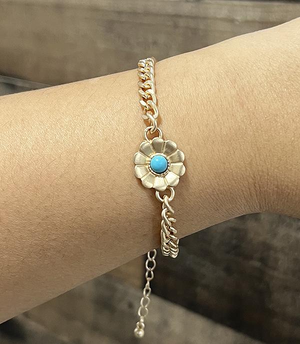 New Arrival :: Wholesale Western Dainty Flower Bracelet