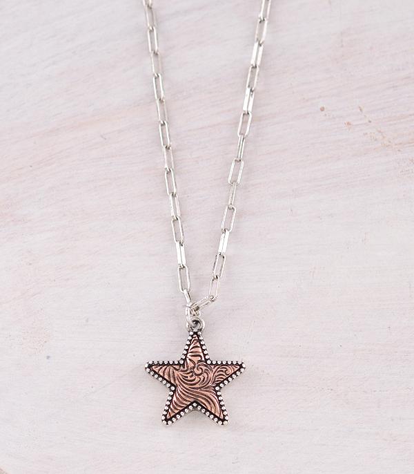 NECKLACES :: CHAIN WITH PENDANT :: Wholesale Western Star Pendant Necklace