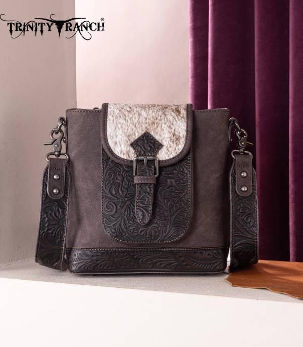 New Arrival :: Wholesale Trinity Ranch Cowhide Tooling Backpack