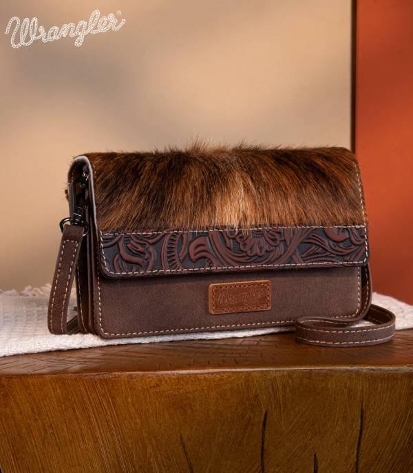 WHAT'S NEW :: Wholesale Wrangler Cowhide Wallet Crossbody Bag