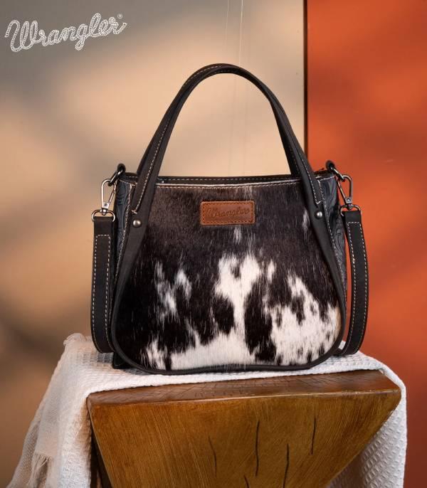 New Arrival :: Wholesale Wrangler Cowhide Tote Crossbody Bag