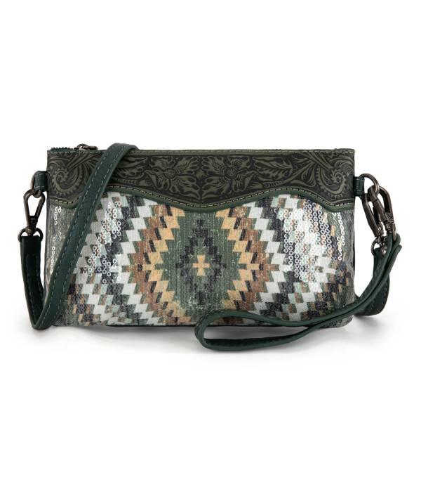 WHAT'S NEW :: Wholesale Montana West Aztec Tooled Crossbody Bag