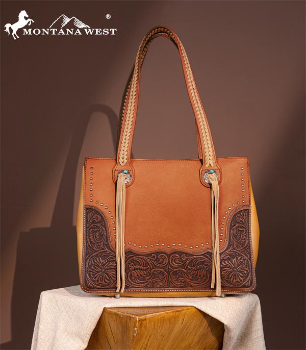 New Arrival :: Wholesale Montana West Tooled Concealed Carry Tote