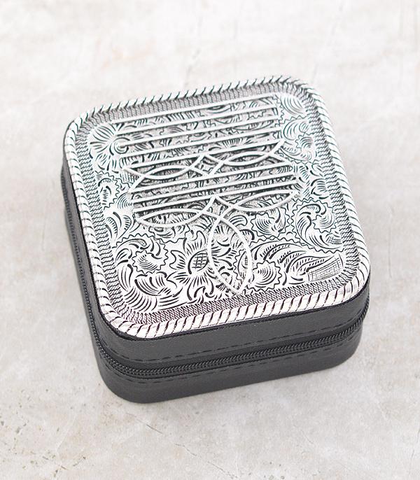 New Arrival :: Wholesale Western Boot Stitch Mini Jewelry Case