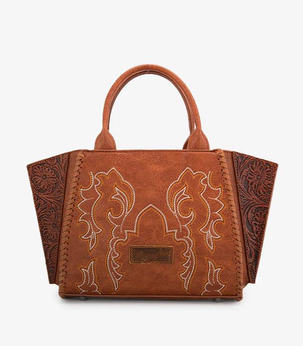 MONTANAWEST BAGS :: WESTERN PURSES :: Wholesale Wrangler Boot Stitch Tote Crossbody Bag