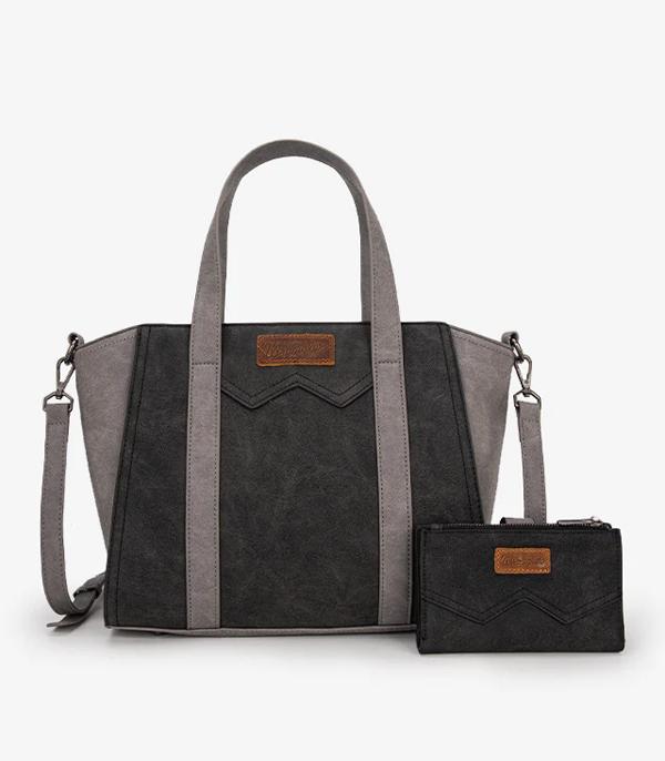 New Arrival :: Wholesale Wrangler W Stitch Tote Wallet Set