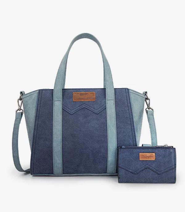 New Arrival :: Wholesale Wrangler W Stitch Tote Wallet Set