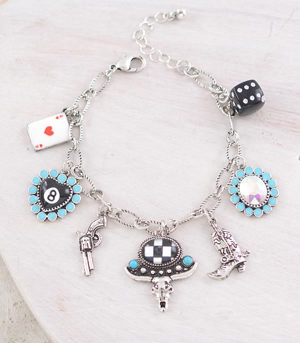 BRACELETS :: LINK :: Wholesale Western Charm Bracelet