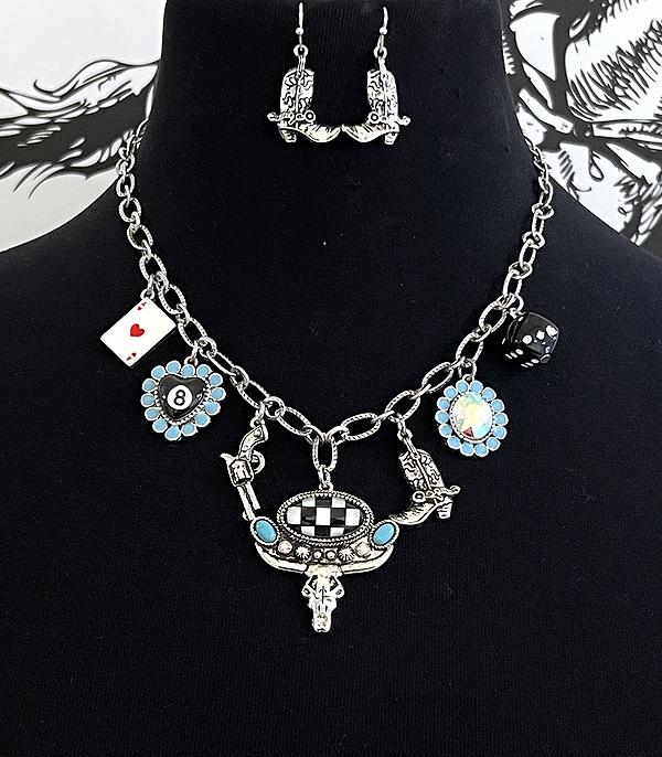 NECKLACES :: WESTERN TREND :: Wholesale Western Charm Necklace Set