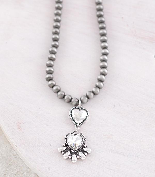 New Arrival :: Wholesale Western Heart Pendant Necklace