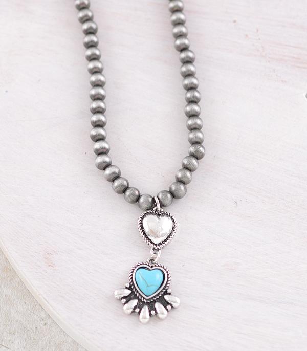 New Arrival :: Wholesale Western Heart Pendant Necklace