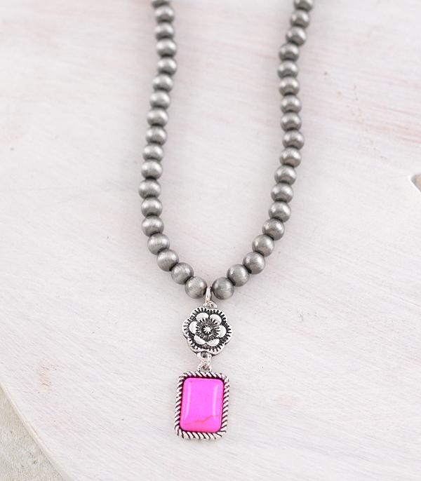 New Arrival :: Wholesale Western Turquoise Pendant Necklace