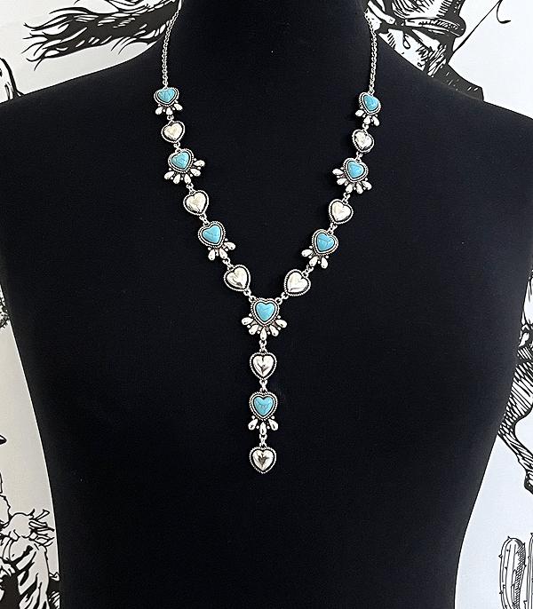 New Arrival :: Wholesale Western Heart Lariat Necklace