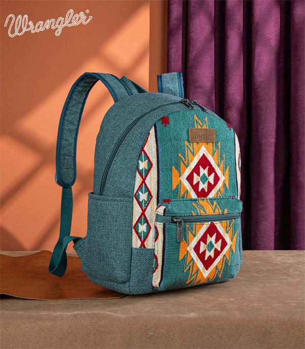 HANDBAGS :: BACKPACK l SLING BAG :: Wholesale Wrangler Southwestern Knitted Backpack