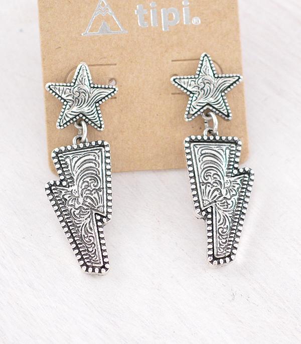 WHAT'S NEW :: Wholesale Western Tooling Bolt Earrings