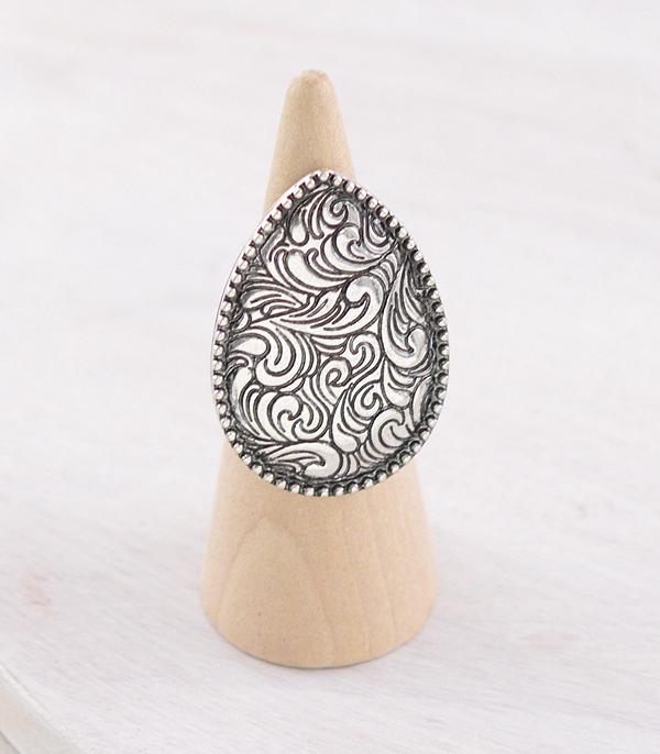 RINGS :: Wholesale Western Tooling Teardrop Ring