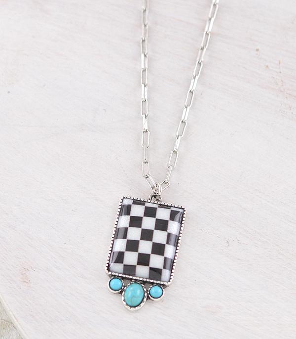 WHAT'S NEW :: Wholesale Western Checkered Turquoise Necklace