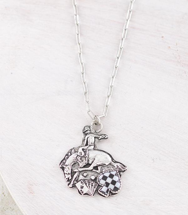 NECKLACES :: WESTERN TREND :: Wholesale Western Cowboy Pendant Necklace