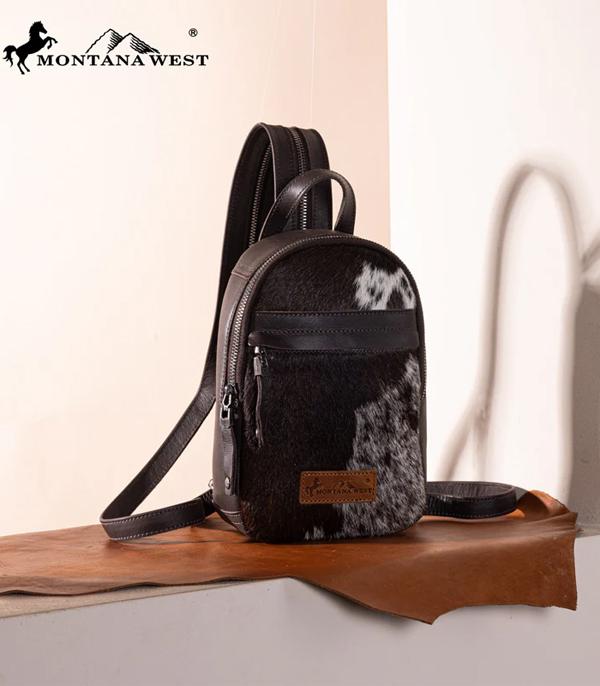 MONTANAWEST BAGS :: WESTERN PURSES :: Wholesale Montana West Cowhide Sling Bag