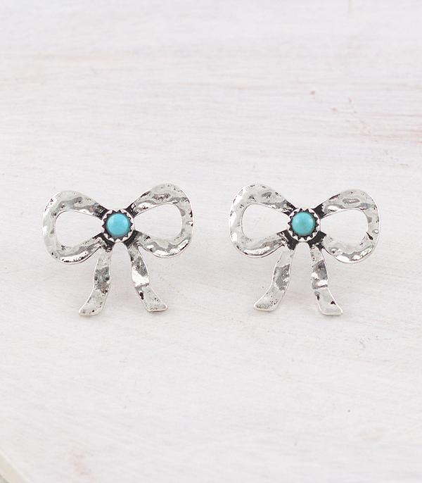 EARRINGS :: WESTERN POST EARRINGS :: Wholesale Western Trending Bow Earrings