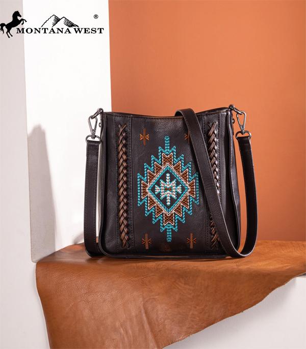 MONTANAWEST BAGS :: CROSSBODY BAGS :: Wholesale Montana West Aztec Crossbody Bag