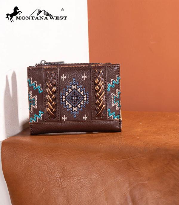 New Arrival :: Wholesale Montana West Aztec Embroidered Wallet