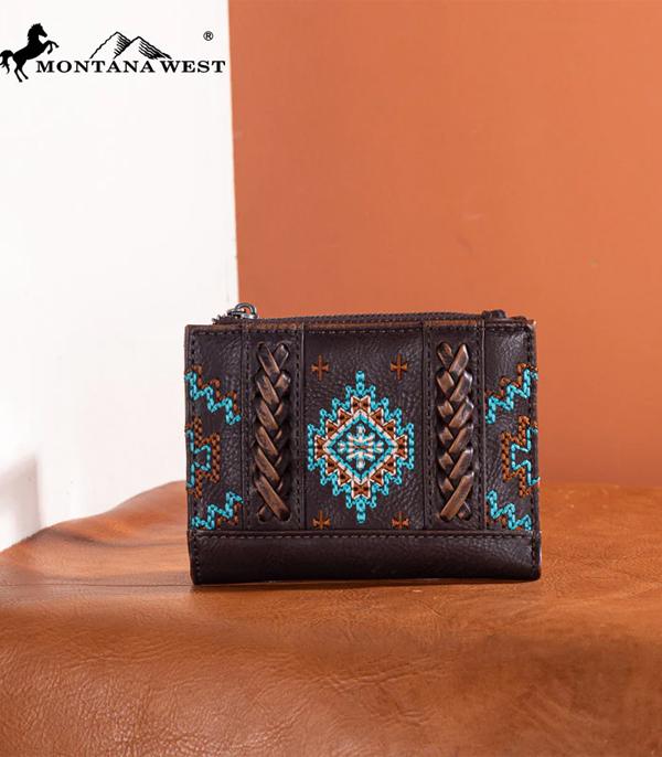 New Arrival :: Wholesale Montana West Aztec Embroidered Wallet