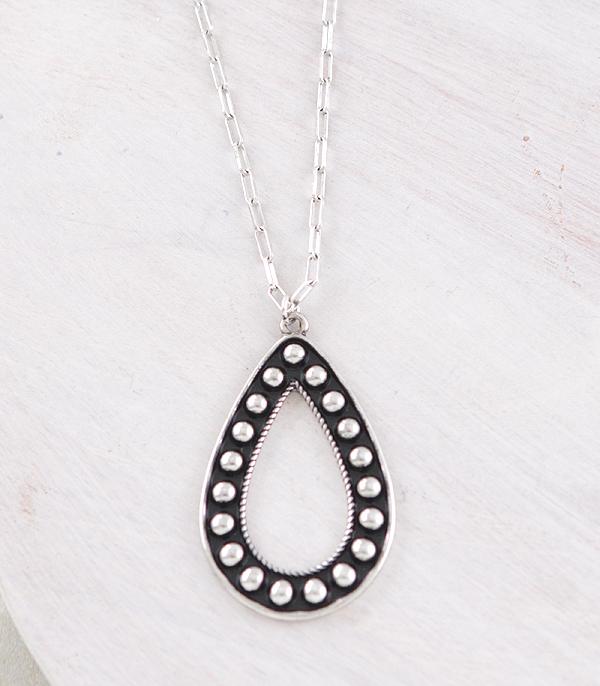 WHAT'S NEW :: Wholesale Western Teardrop Concho Necklace