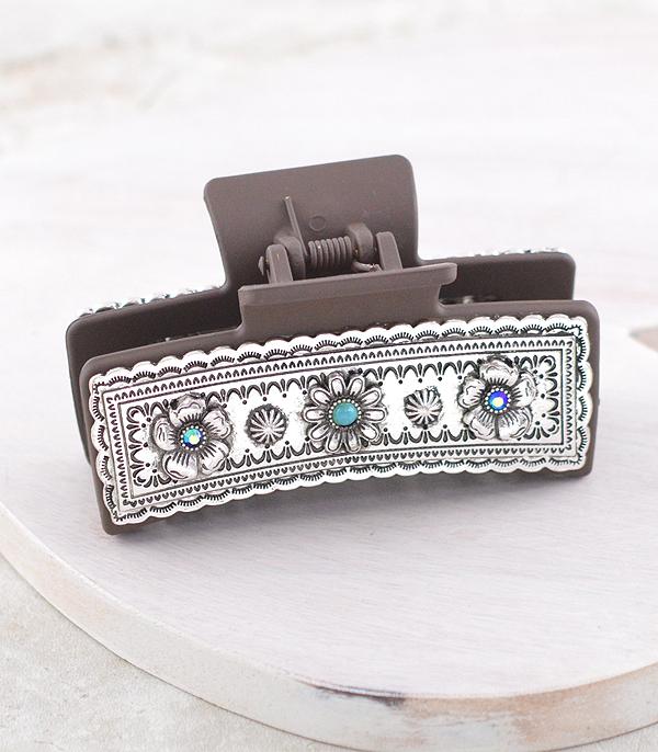 New Arrival :: Wholesale Western Concho Hair Claw Clip