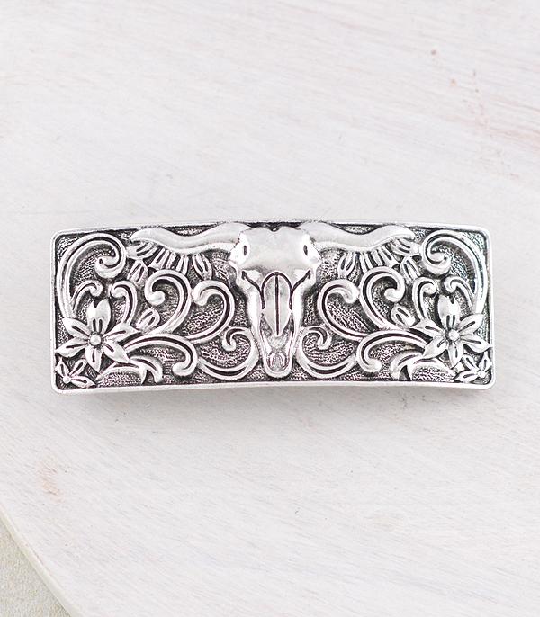 New Arrival :: Wholesale Western Tooled Look Hair Barrette