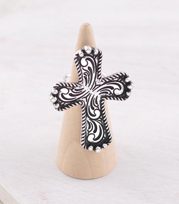 New Arrival :: Wholesale Western Tooling Cross Ring