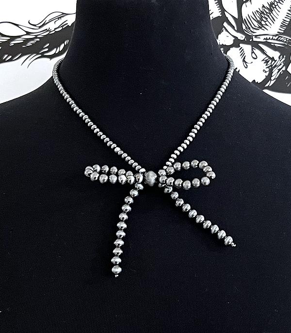 New Arrival :: Wholesale Western Navajo Pearl Bow Necklace