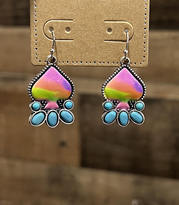 WHAT'S NEW :: Wholesale Western Turquoise Spade Earrings