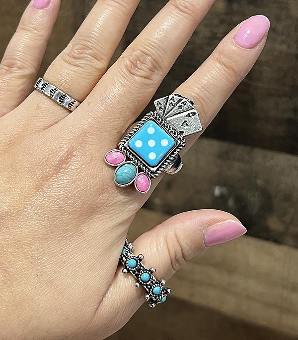 WHAT'S NEW :: Wholesale Western Playing Cards Dice Ring